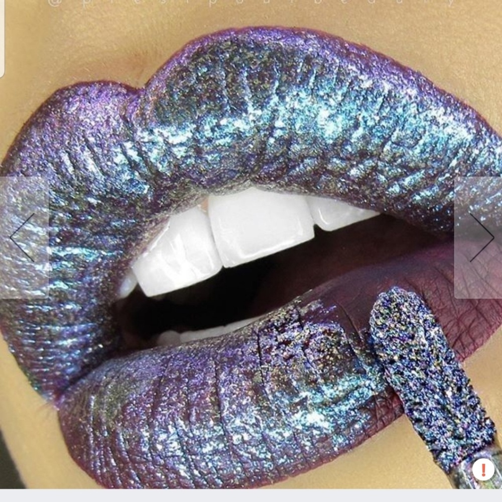 🦇🖤BLACK UNICORN Diamond Crusher Lip Top NWT - Picture 2 of 8